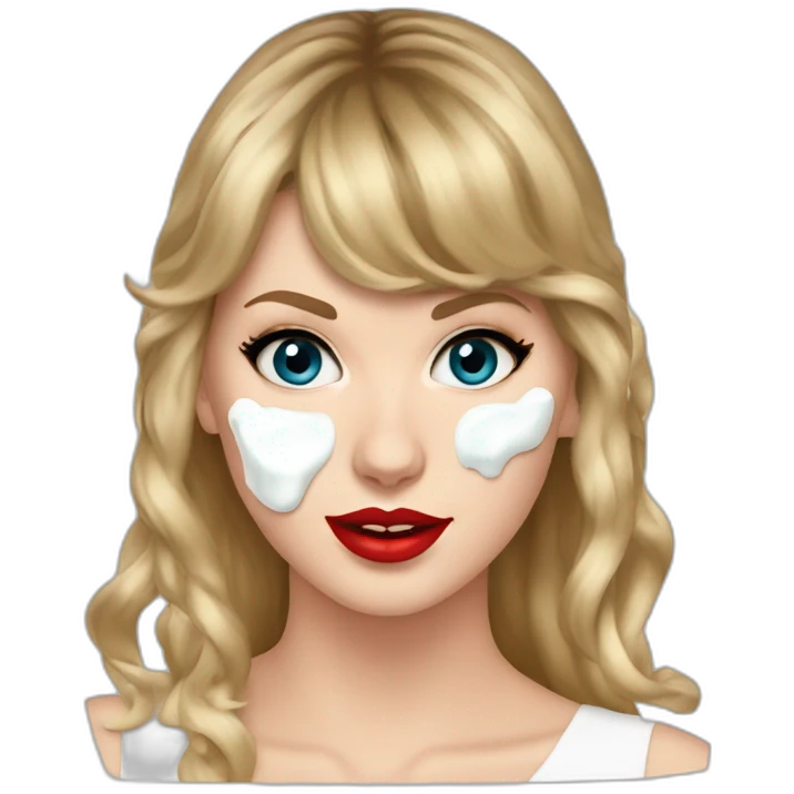 taylor-swift-milk-on-face emoji