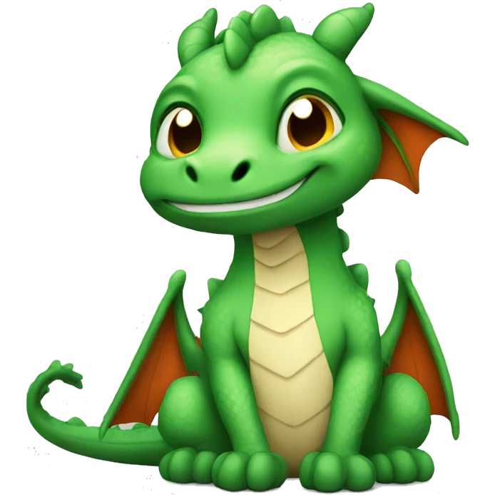 Cuddly dragon  emoji