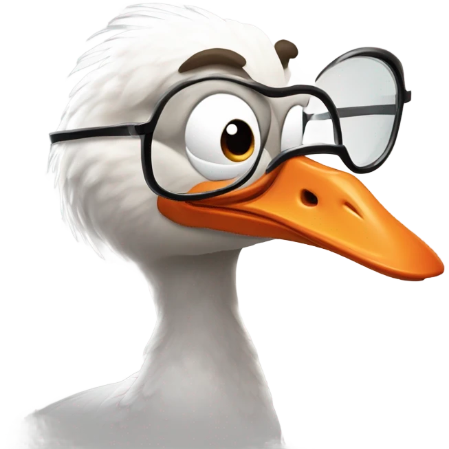 Silly goose emoji