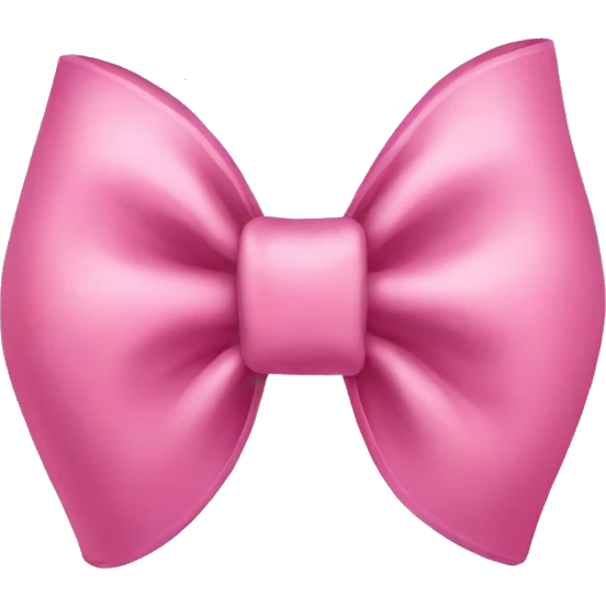 A cute bow emoji