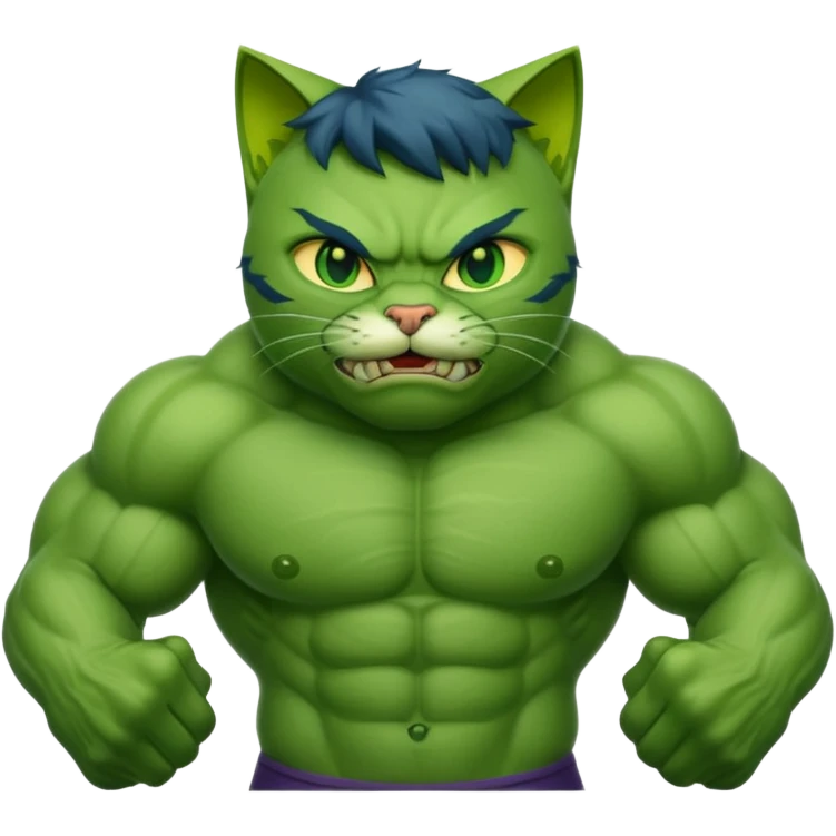 CAT+Hulk emoji