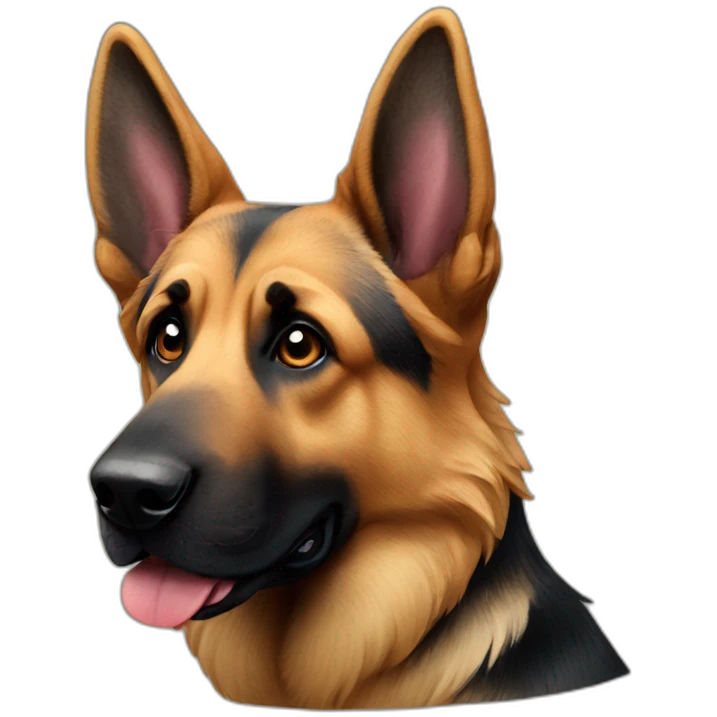 a german sheperd dog emoji