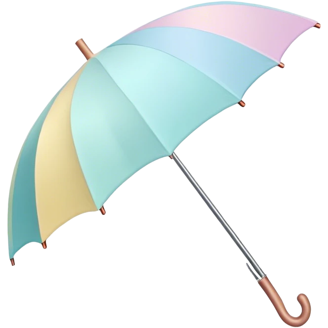 pastel umbrella emoji
