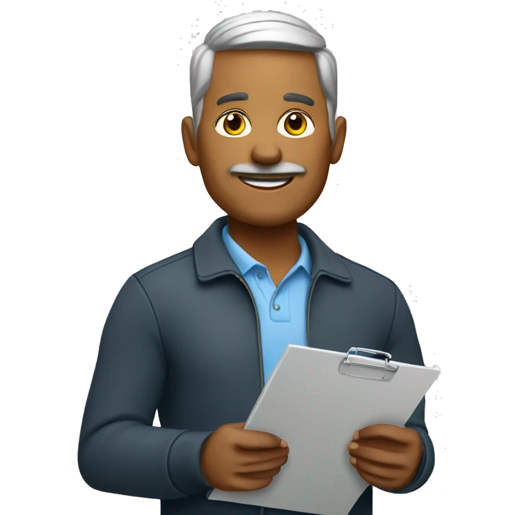 coach with clipboard emoji