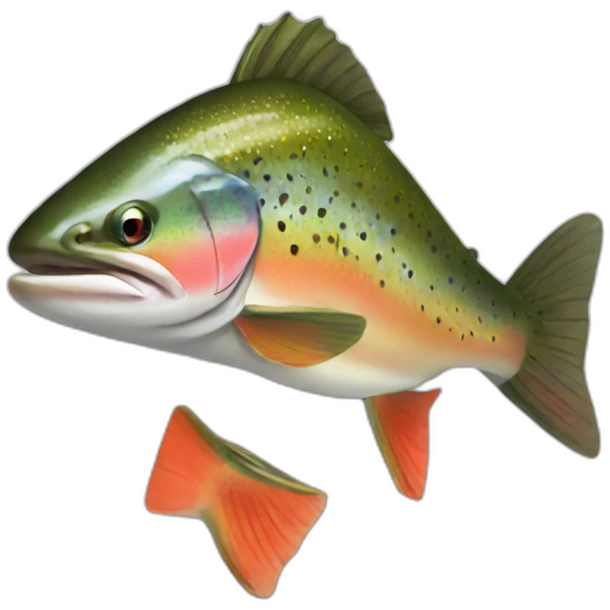rainbow-trout-side-view emoji