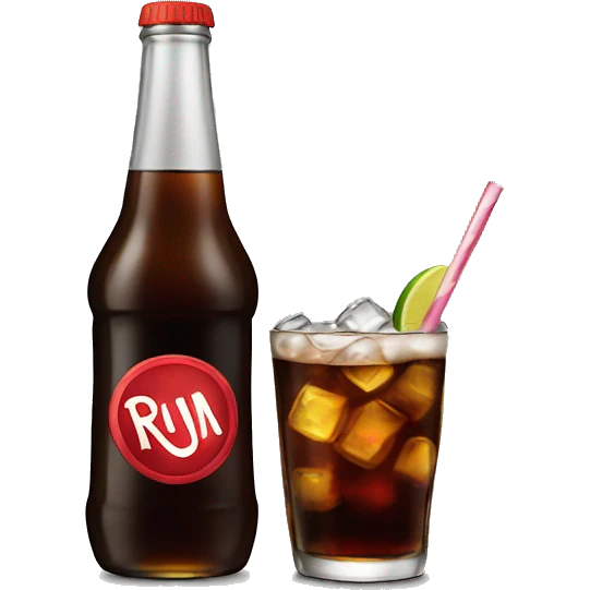 Rum and coke  emoji
