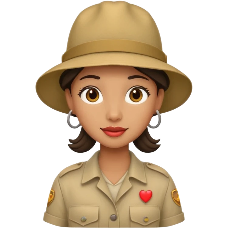 safari operator with heart eyes emoji