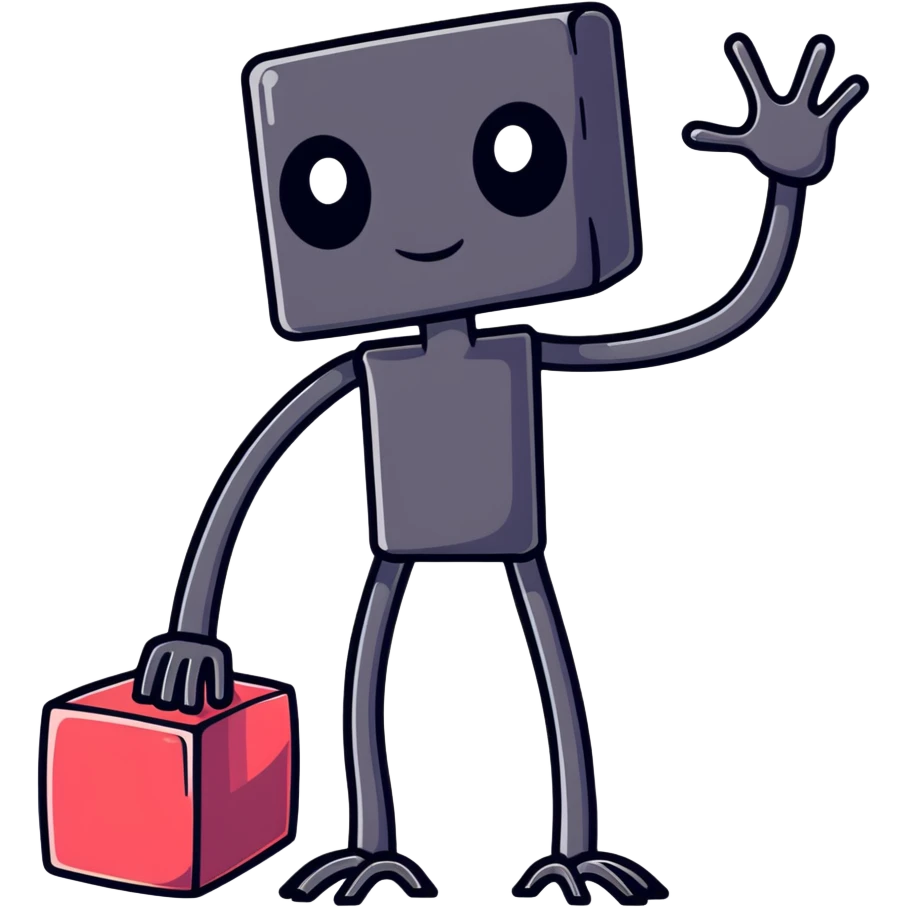 Minecraft Enderman emoji