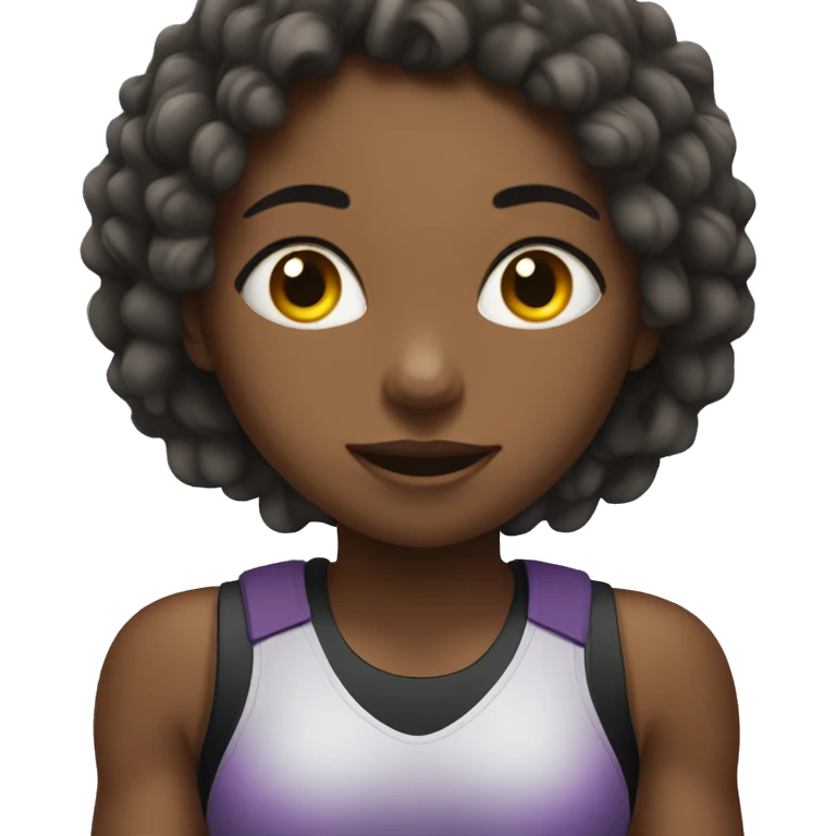 Girl in gym  emoji