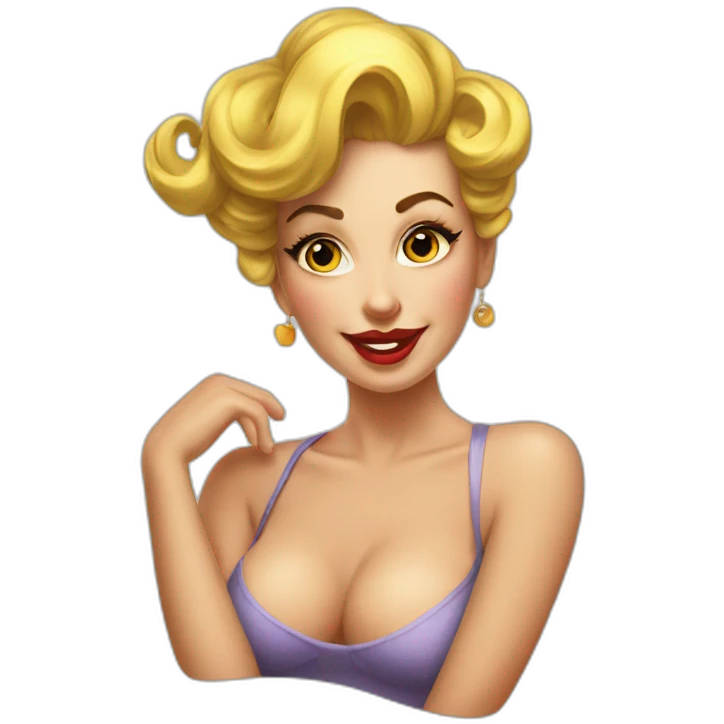 Pin-up emoji
