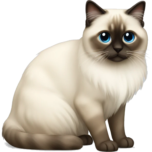 Birman cat  emoji
