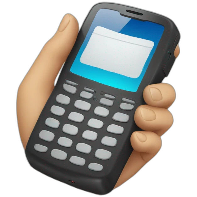 phone in hand emoji