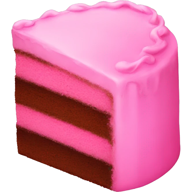 pink cake  emoji