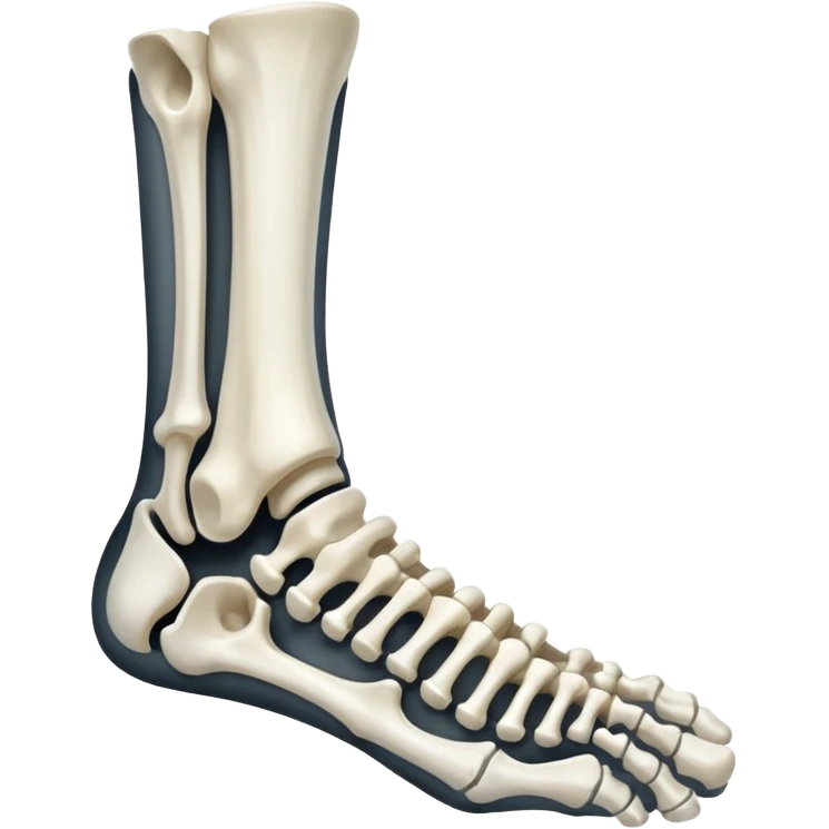 foot bones emoji