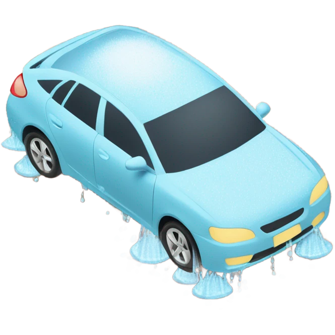 Car washing  emoji