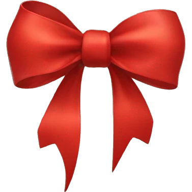Red bow emoji