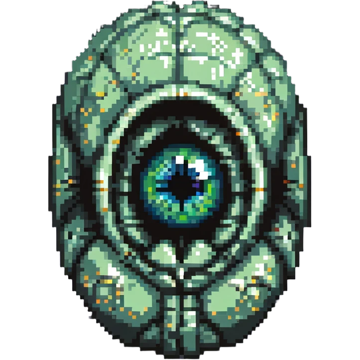 cranial, eye, MRI, SCAN, egg, embryonic, inside of glass egg, dark creature, eerie, otherworldly, crystal embryo, tiny embryo. fetoid shape emoji