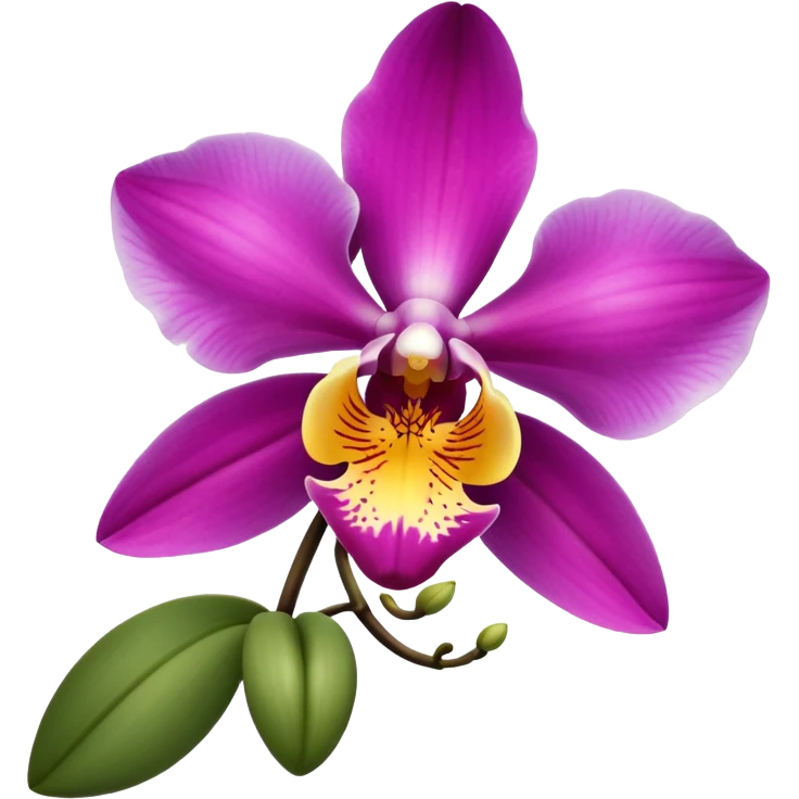 Orquídea emoji