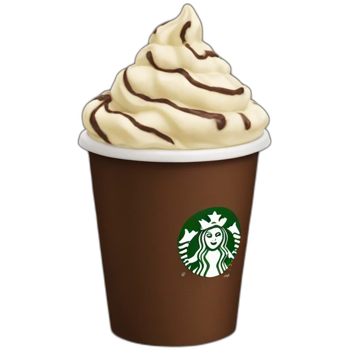 chocoalte starbucks emoji