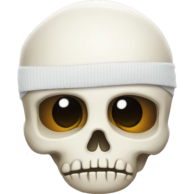 bandaged skull emoji