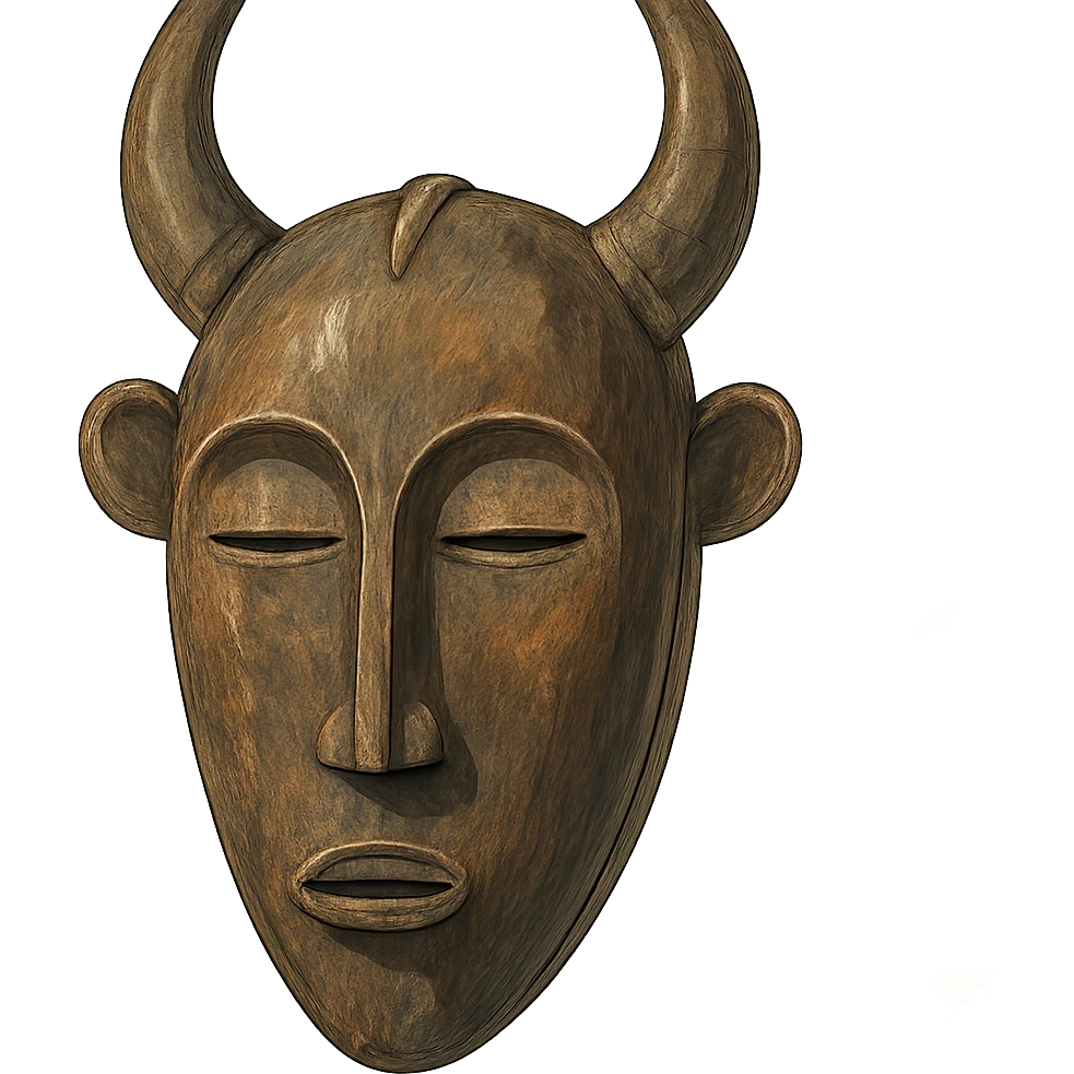 Senoufo mask emoji