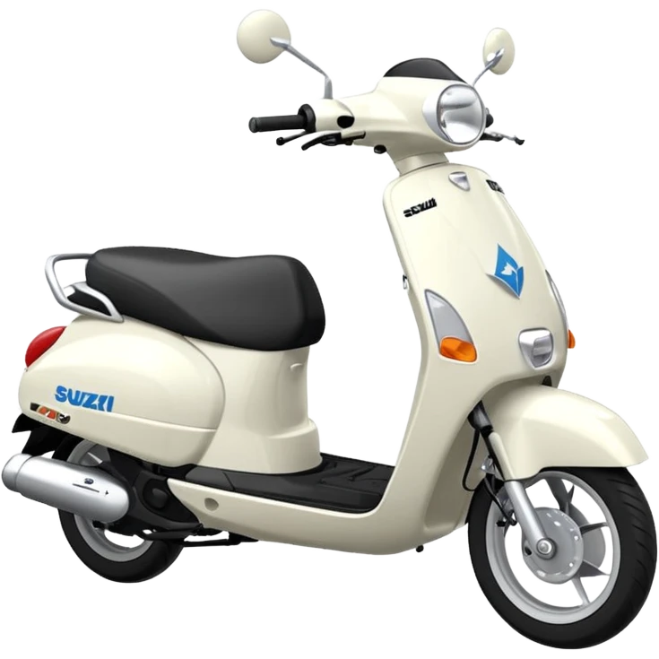  New Suzuki access 125 white emoji emoji
