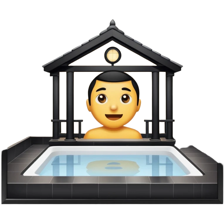 Bathhouse emoji