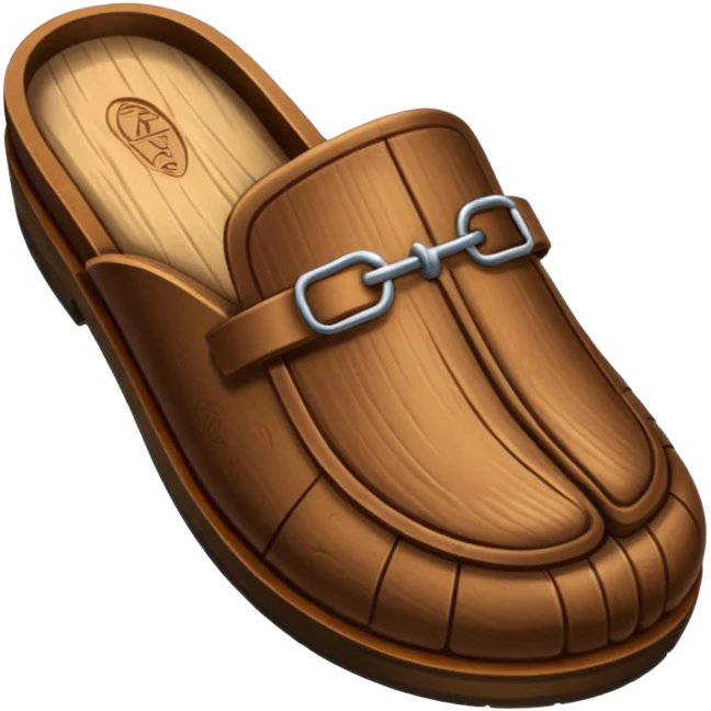 wood slipper emoji