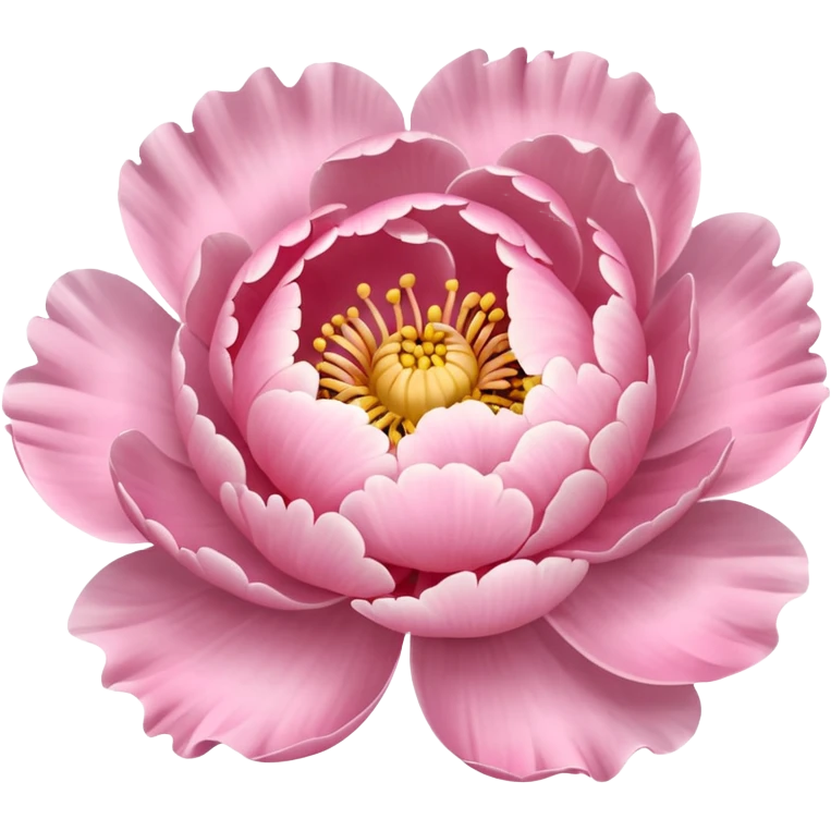 Light pink Peony emoji