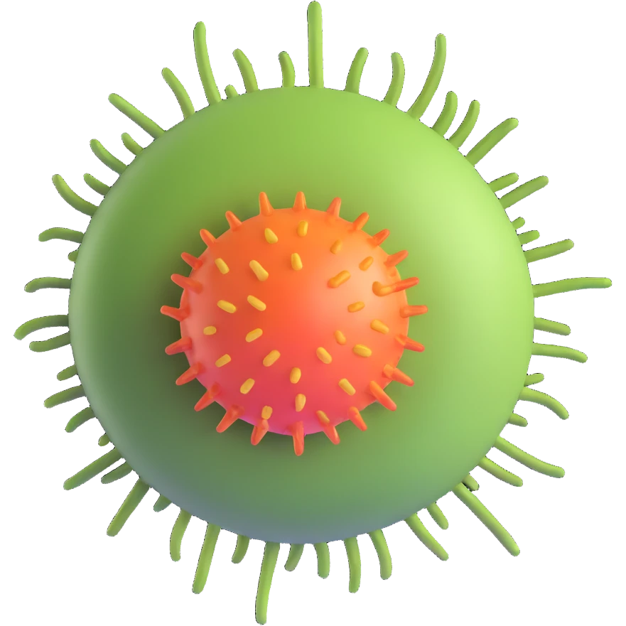 virus cell microorganism emoji