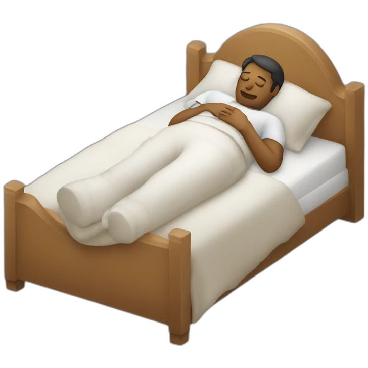 person sleeping in bed emoji