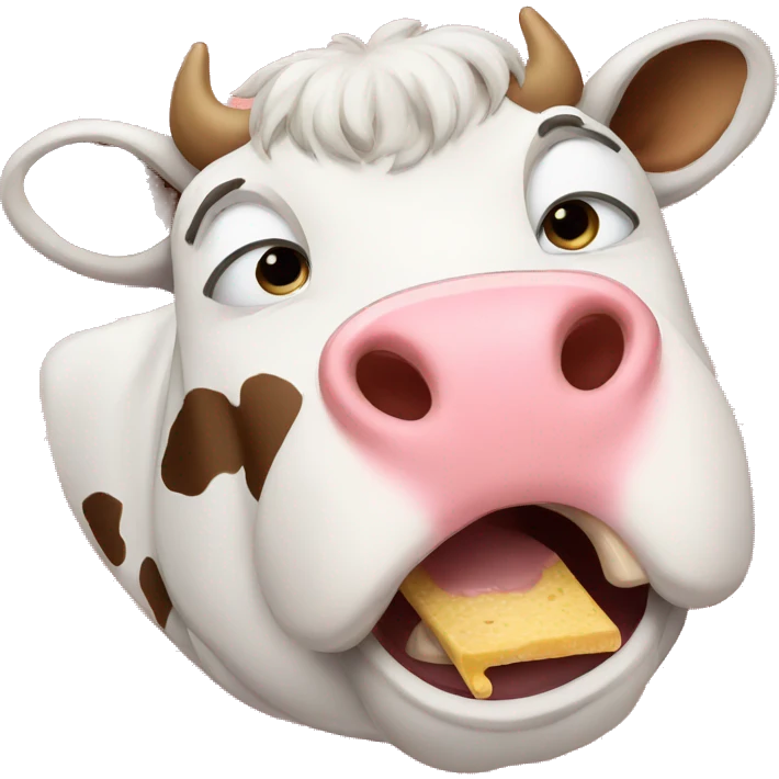 cow eat emoji