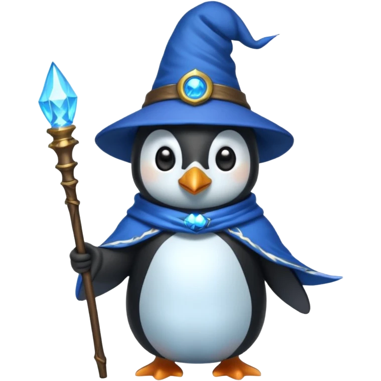 Penguin Wizard emoji