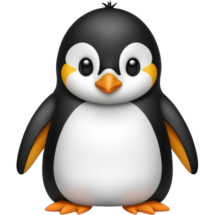 Pinguino con ropa de dormir emoji