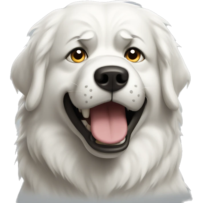 Angry Great Pyrenees  emoji