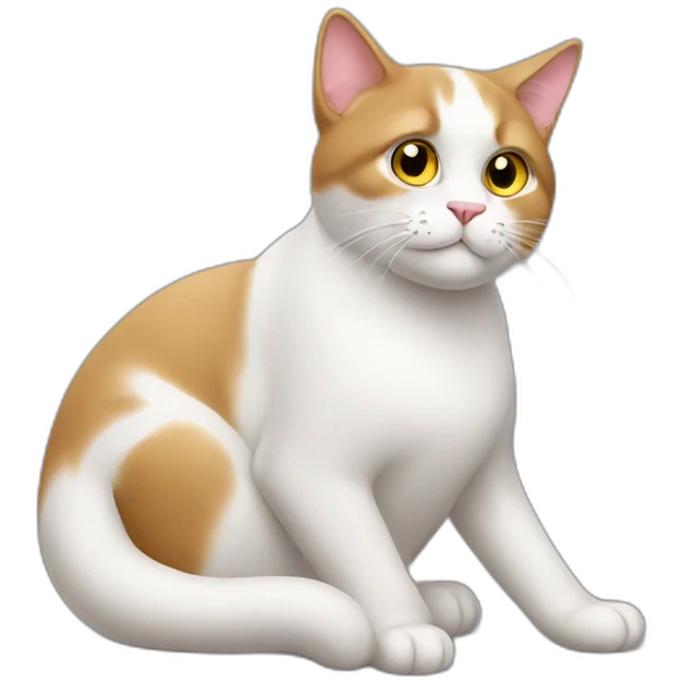 Thinking cat emoji