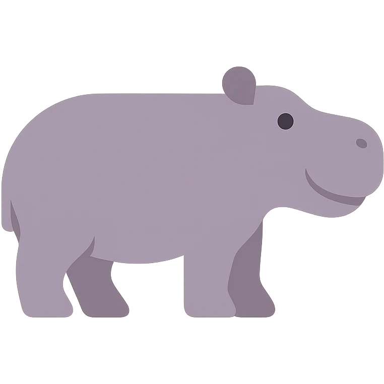 Hippo emoji