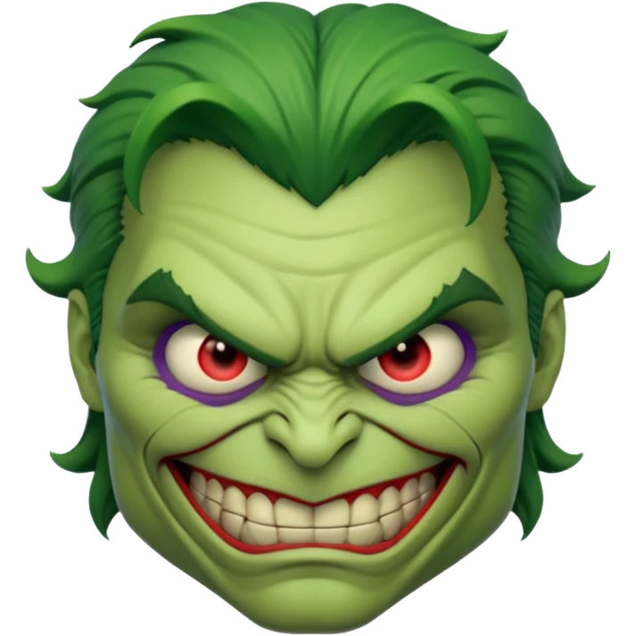 Joker hulk face emoji