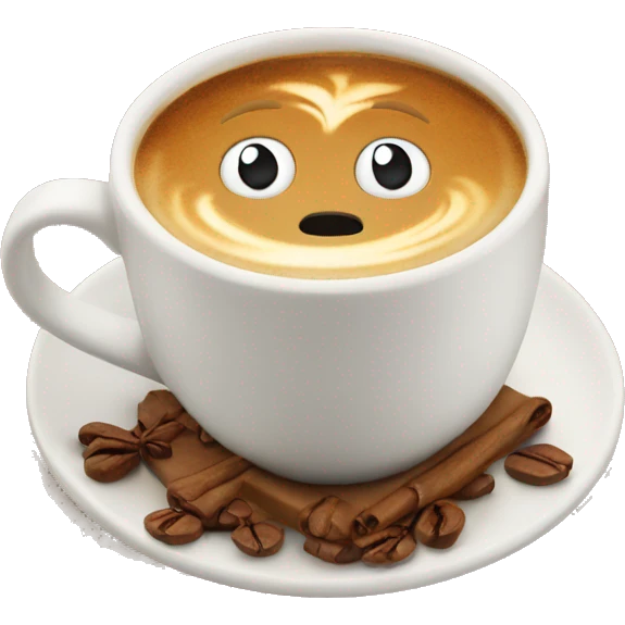 Fall latte emoji