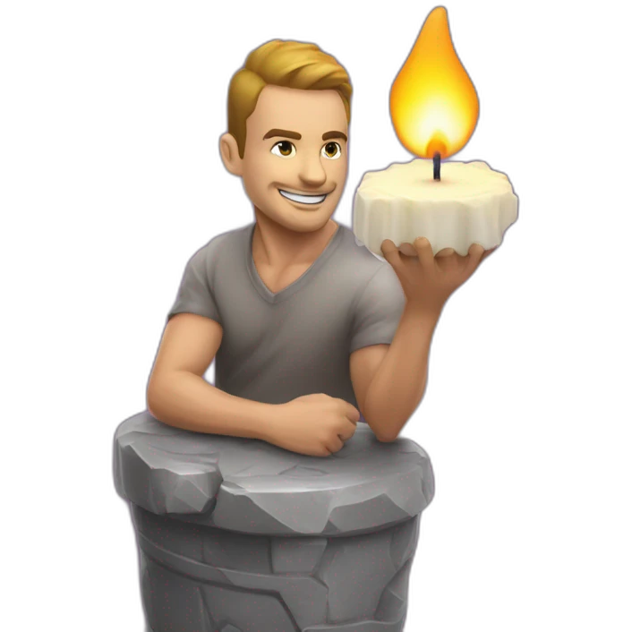crypto market candles climber emoji