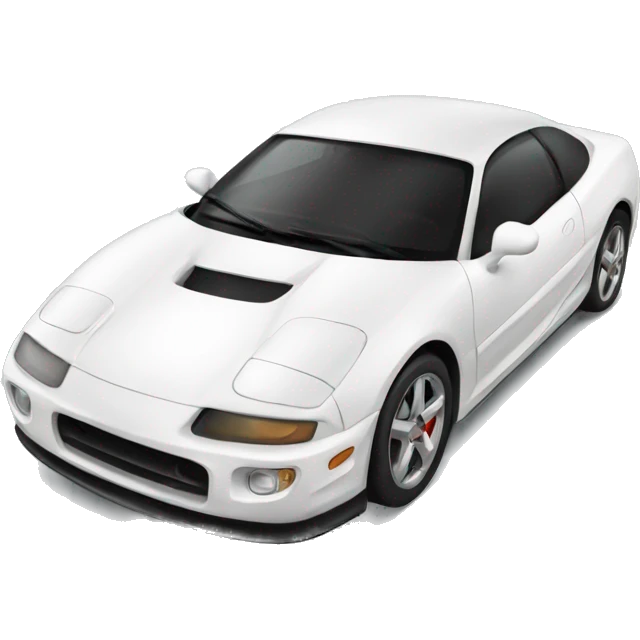White sports car  emoji