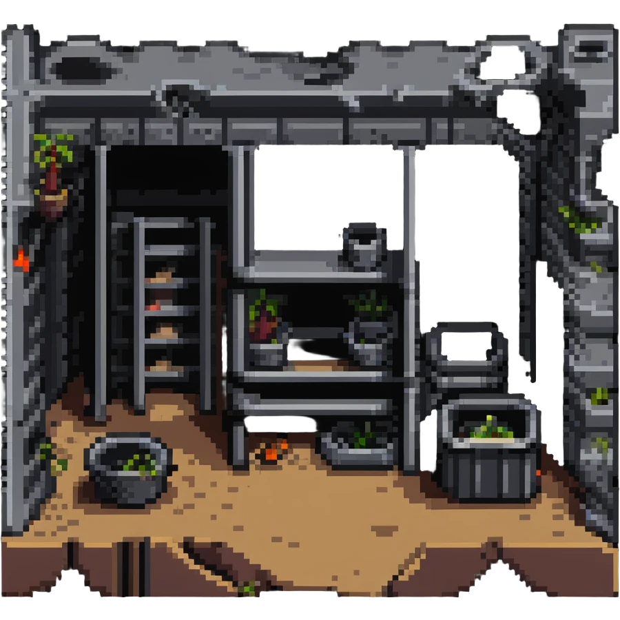 underground hideout under construction emoji