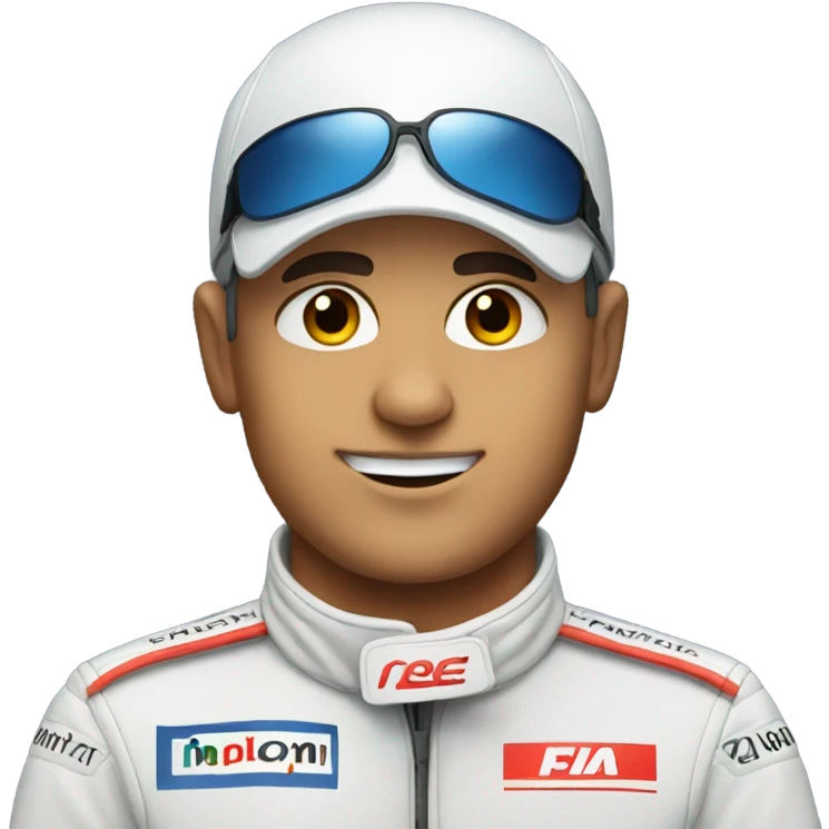 Formula One driver emoji