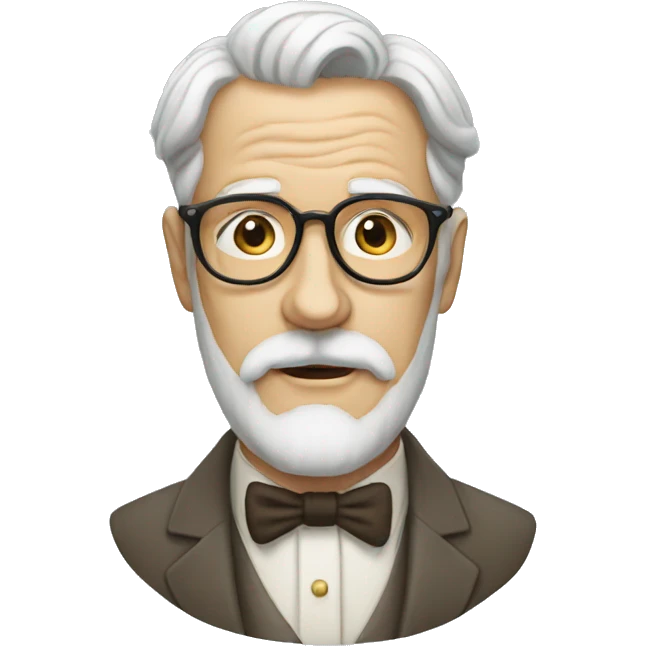 Freud happy emoji