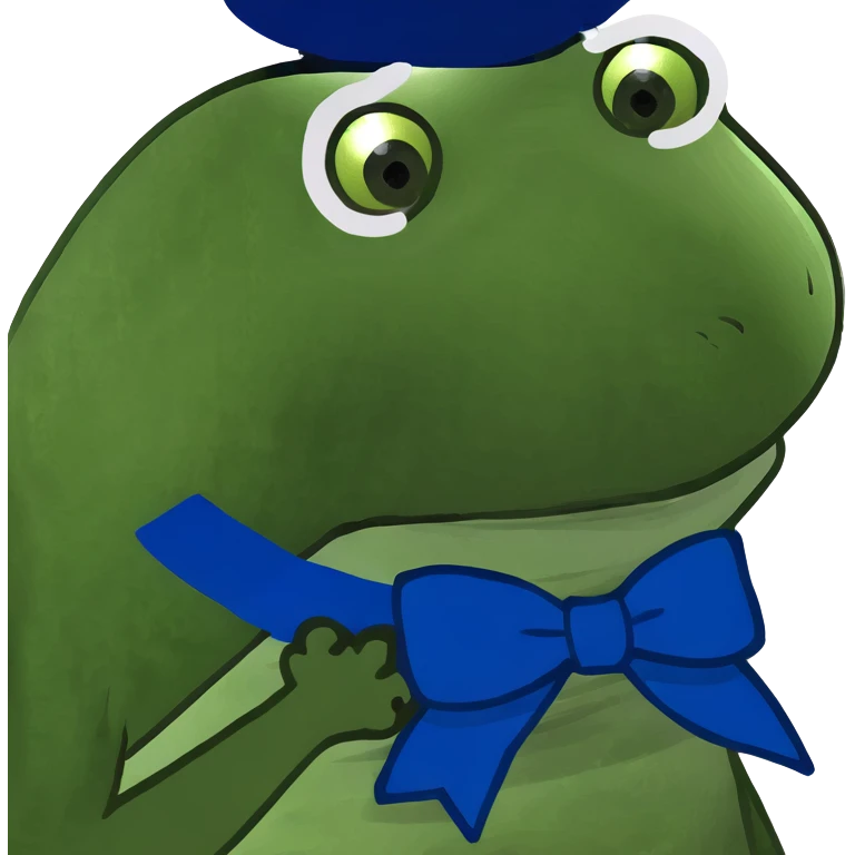 Royal blue heart with white bow ribbon around it emoji