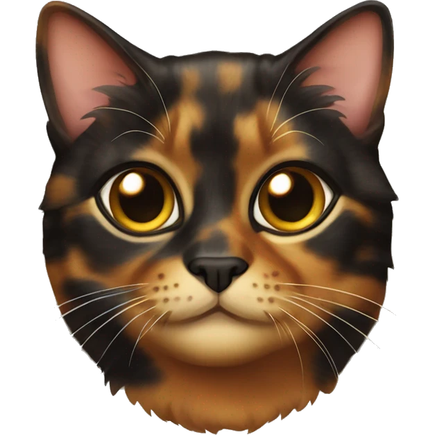 Tortoiseshell cat emoji