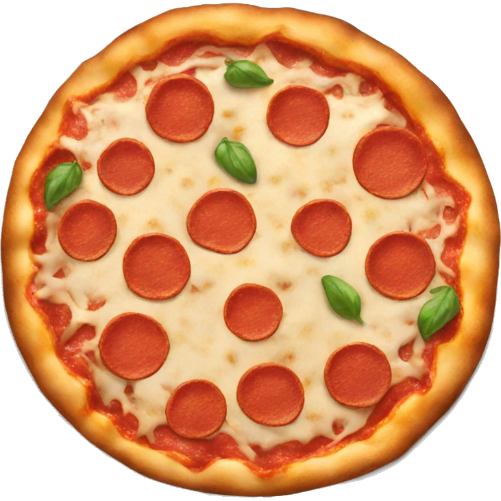 A delicious pizza emoji emoji