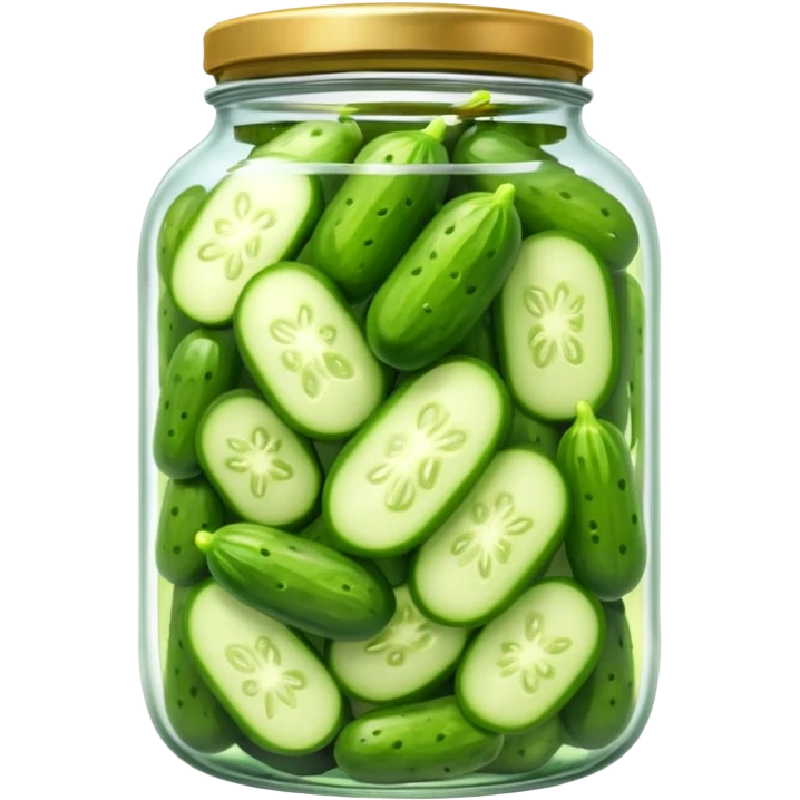 a jar of pickled cucumbers






 emoji