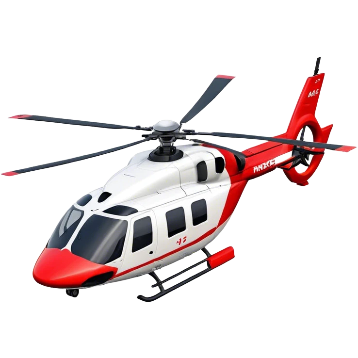 Rescue Helicopter - Airbus H145 (Model Year: 2021) (Iconic colour: Red with white) emoji