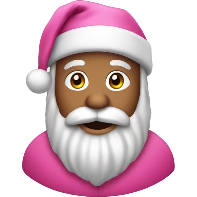 Santa Claus in pink  emoji
